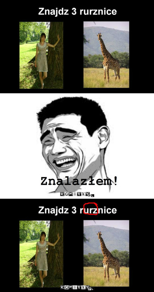 Różnice – Znalazłem! 