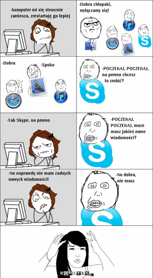 Wnerwiający Skype –  