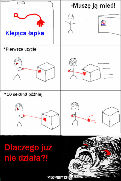 Klejąca łapka –  