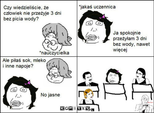 Ale nie wodę –  