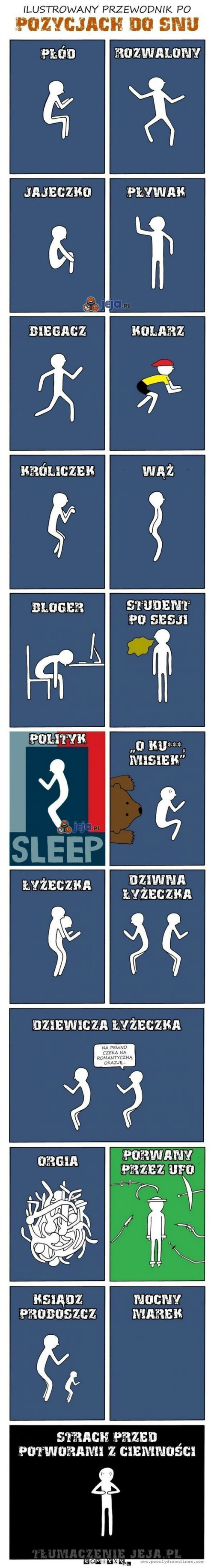 W jakiej pozycji śpisz? –  