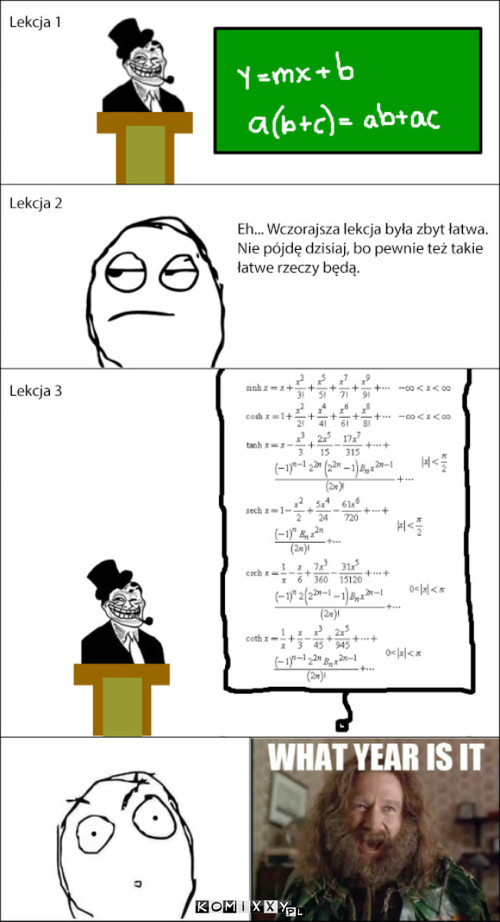 Lekcje matematyki –  