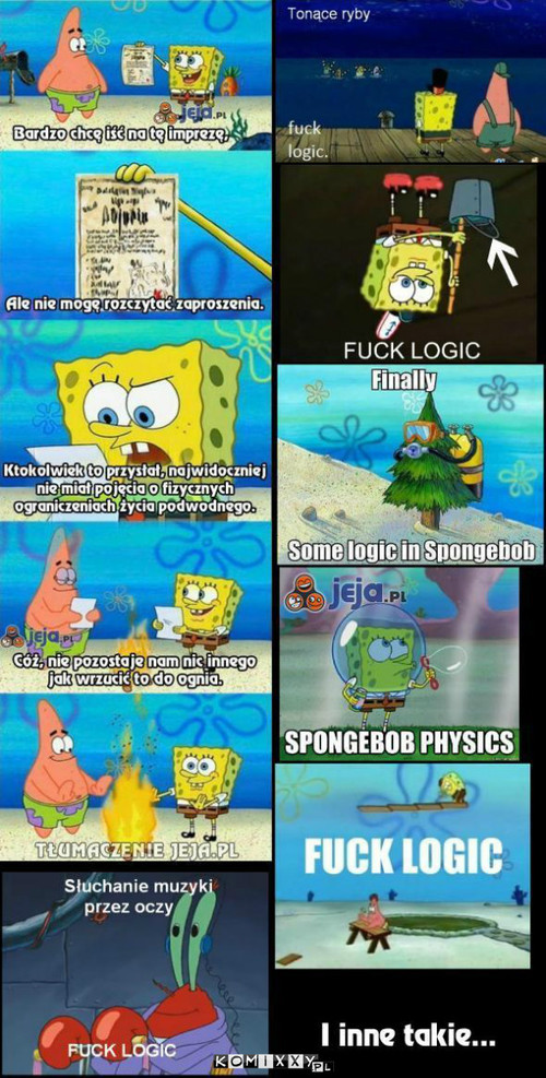 Logika w Spongebobie –  