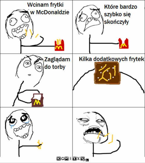 Dodatkowe frytki –  