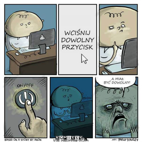 Dowolny przycisk –  