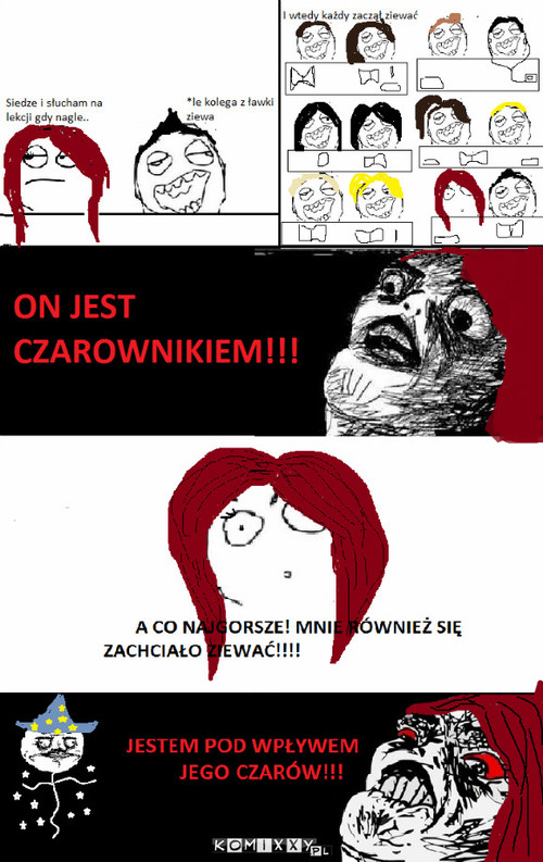 Ziewający czarownik –  