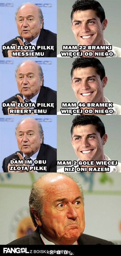 Ronaldo trolluje Blattera –  