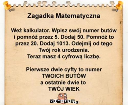 Zagadka Matematyczna –  