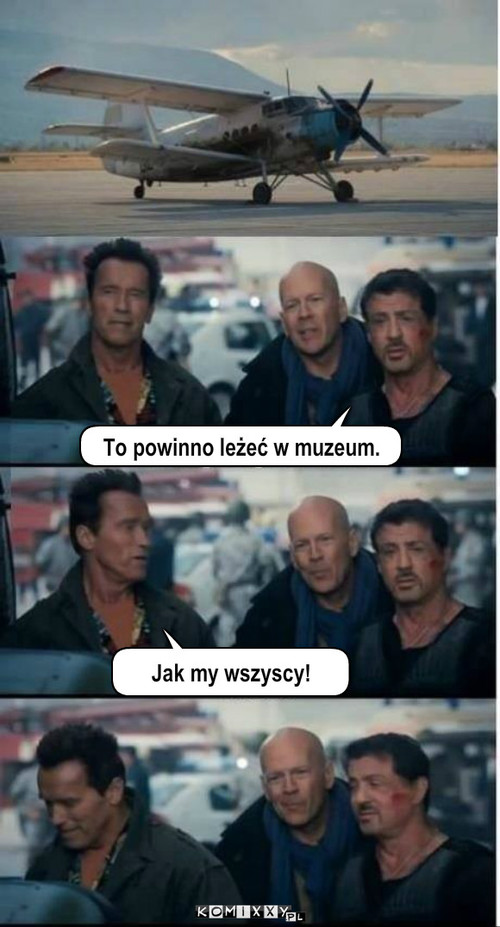 Starocie  – Jak my wszyscy! To powinno leżeć w muzeum. 