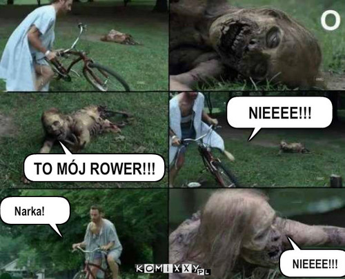 The Walking Dead – TO MÓJ ROWER!!! Narka! NIEEEE!!! NIEEEE!!! 