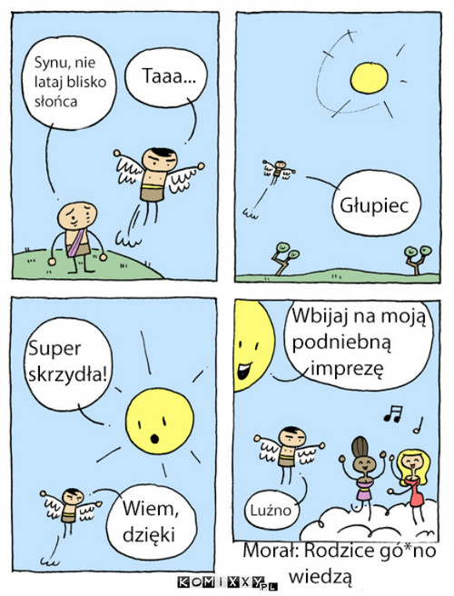 Komiks z morałem –  