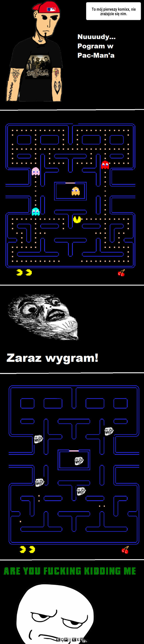 Pac-man troll – To mój pierwszy komixx, nie zrażajcie się nim. 