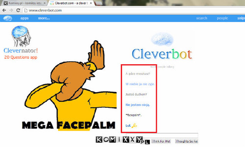 Cleverbot gorzej ci? –  