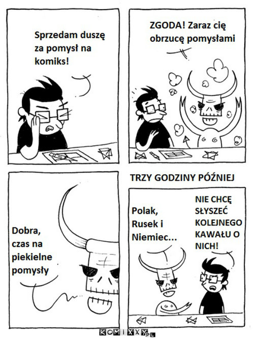 Nie tak łatwo o pomysł –  