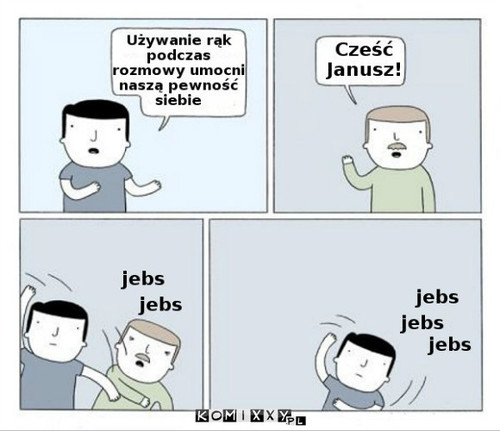 Używanie rąk –  