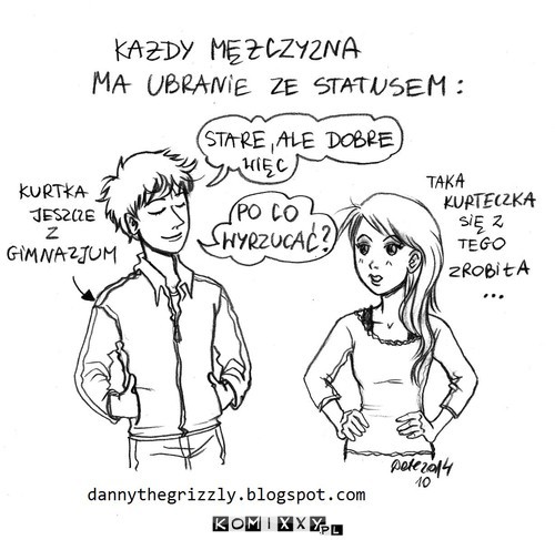 Ubranie mężczyzny –  