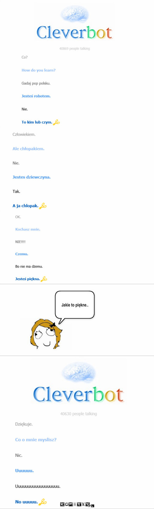 Cleverbot – Jakie to piękne.. 