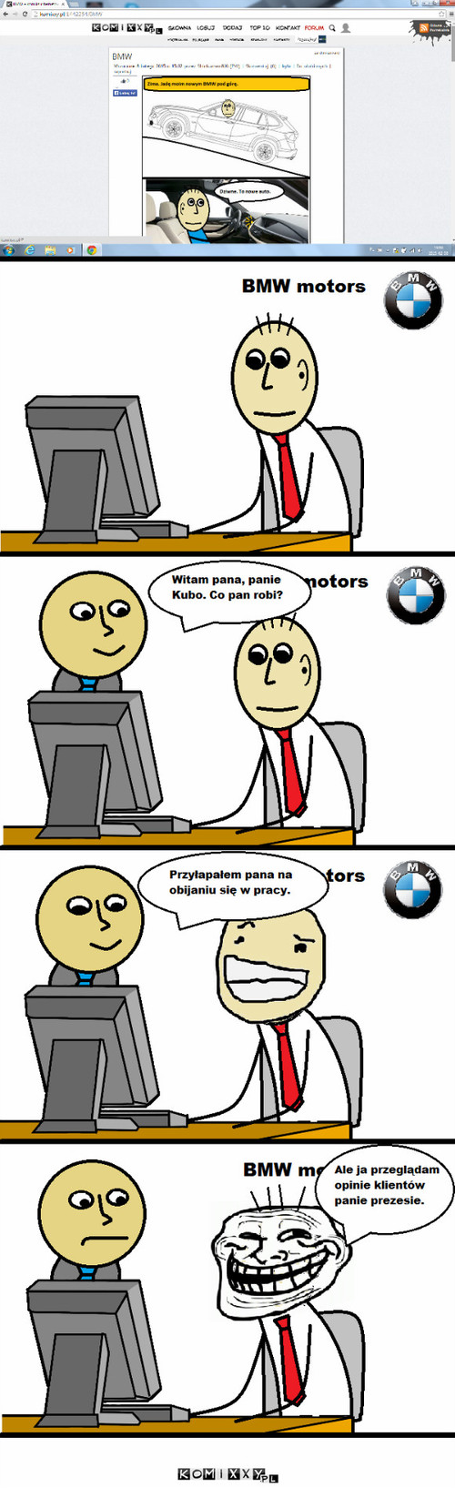 W salonie BMW –  