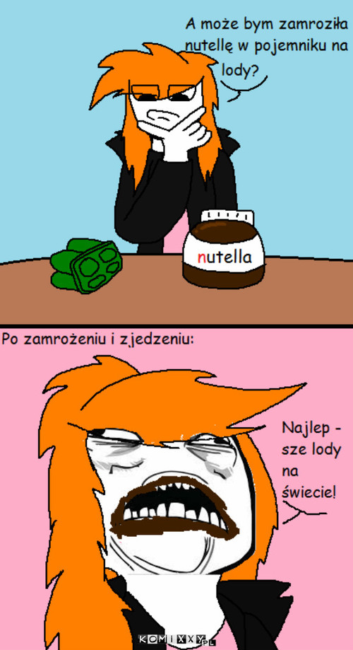 Zamrożona nutella –  