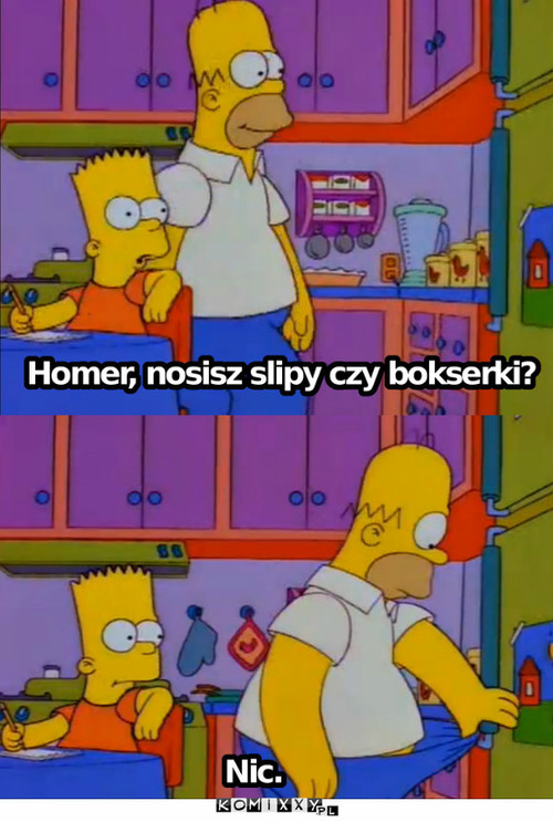 Homer nie ma z tym problemu –  