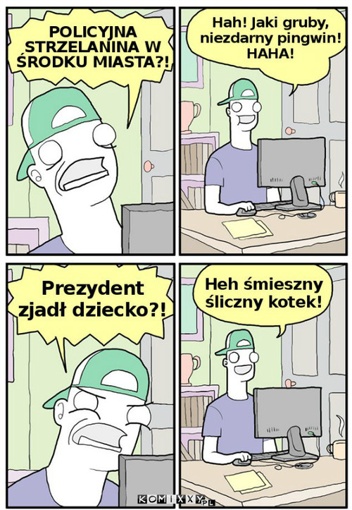 Typowe przeglądanie internetów –  