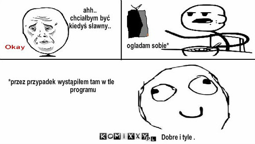 Sława – ogladam sobie* wyst *przez przypadek ąpiłem tam w tle programu Dobre i tyle . 