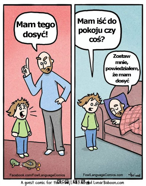 Gdy masz dość –  