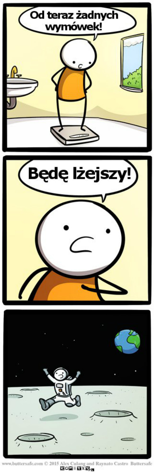 No i jest lżejszy –  