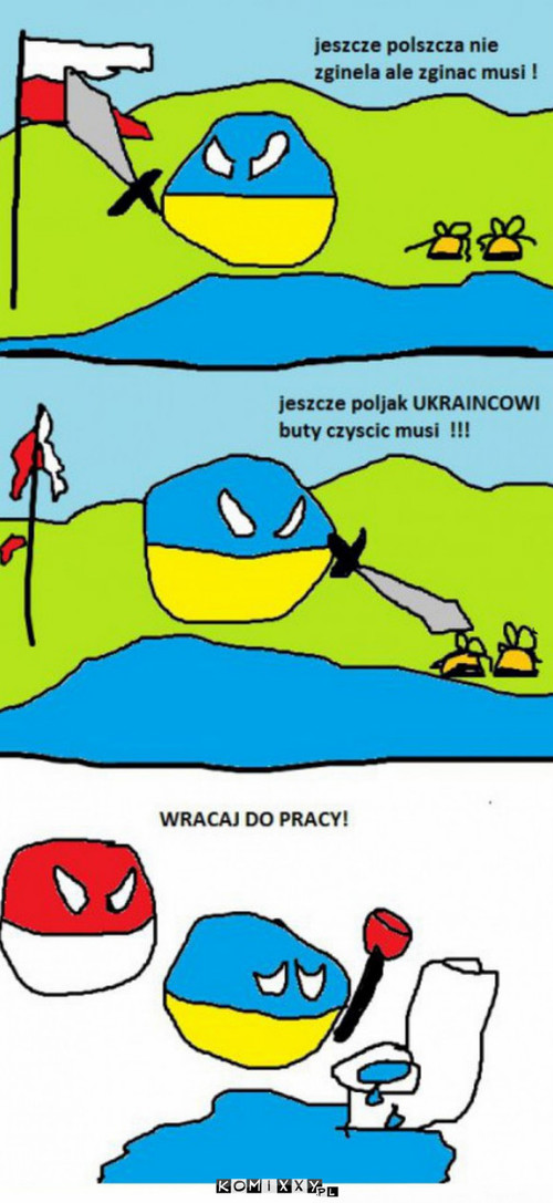 Ukrainiec i czyszczenie butów  –  