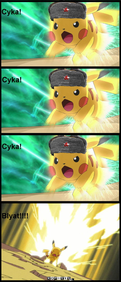 Pikachu wersja rosyjska –  