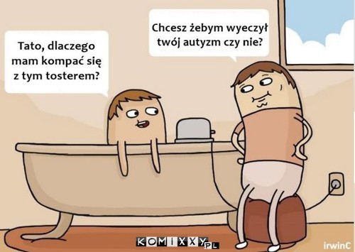 Kąpiel z tosterem – komixxy.pl