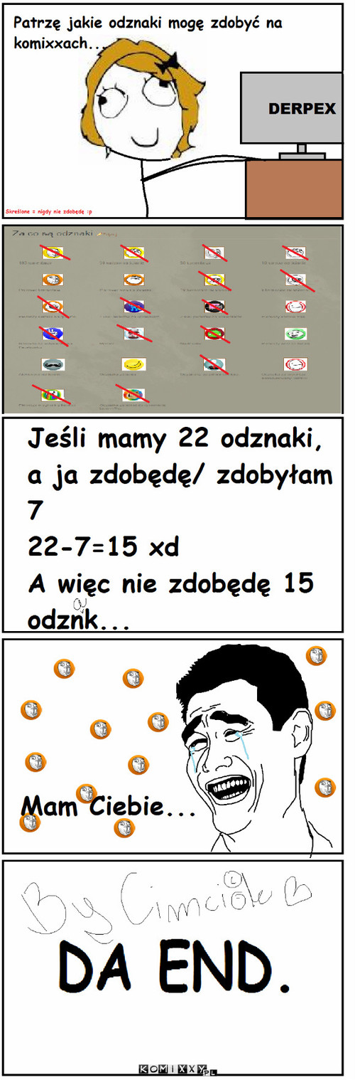 Odznaki na Komixxach... –  