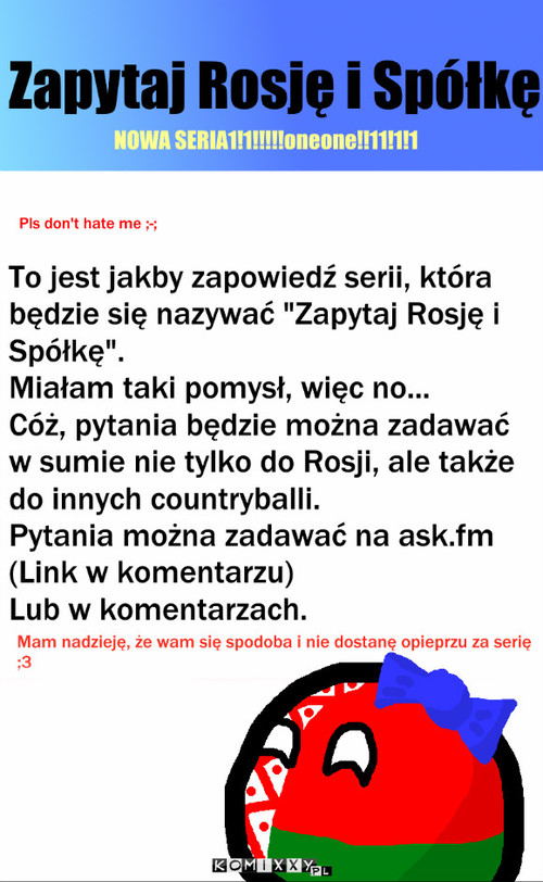 Zapytaj Rosję i Spółkę #0 –  