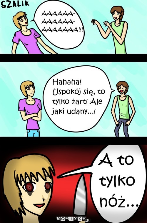 To był tylko żart –  