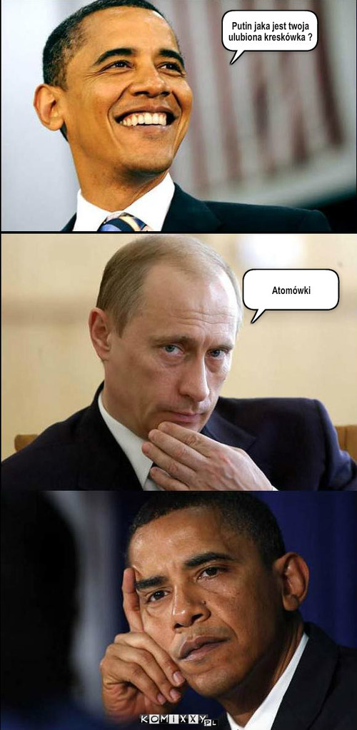 Ulubiona bajka putina – Atomówki Putin jaka jest twoja ulubiona kreskówka ? 