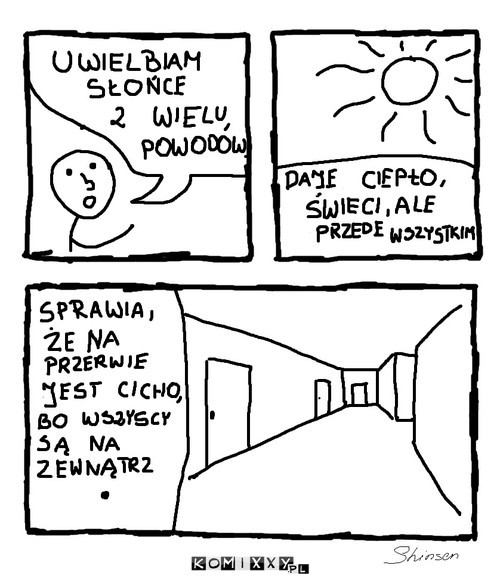 Dlaczego lubię słońce –  