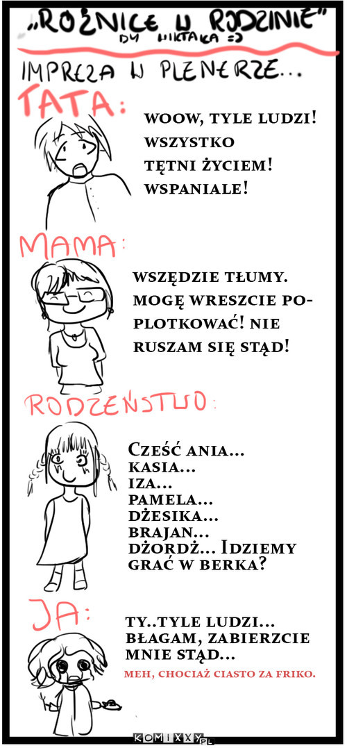 Różnice w rodzinie –  