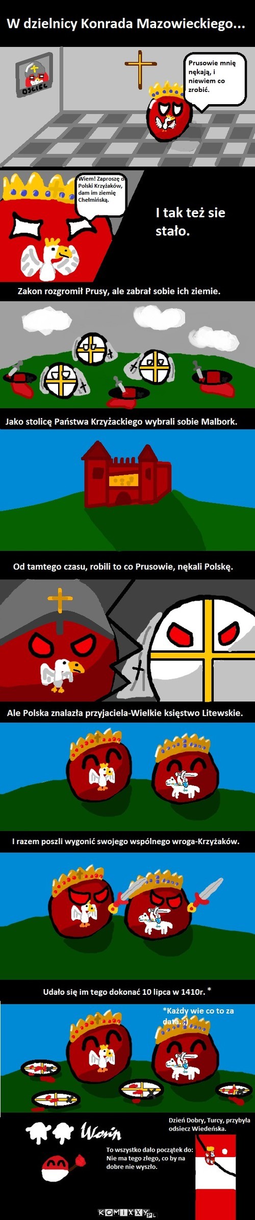 Ballowa historia Krzyżaków na ziemiach Polskich –  