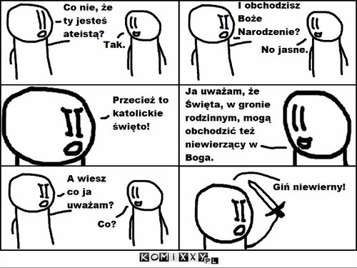 Ateiści i Boże Narodzenie. –  