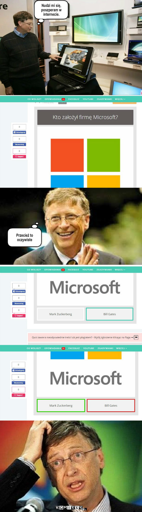 Microsoft – Nudzi mi się, poszperam w internecie. Przecież to oczywiste 