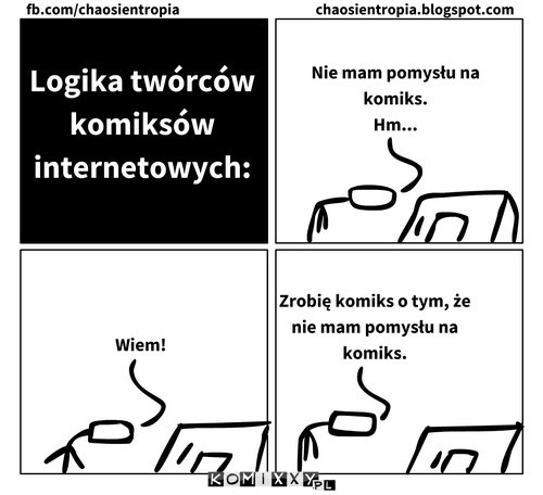 Logika twórców komiksów internetowych –  