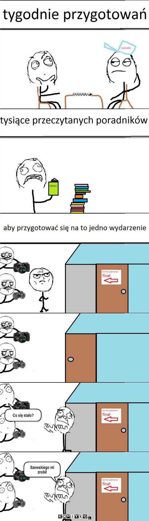 Szachy – Co się stało? Szewskiego mi zrobił 