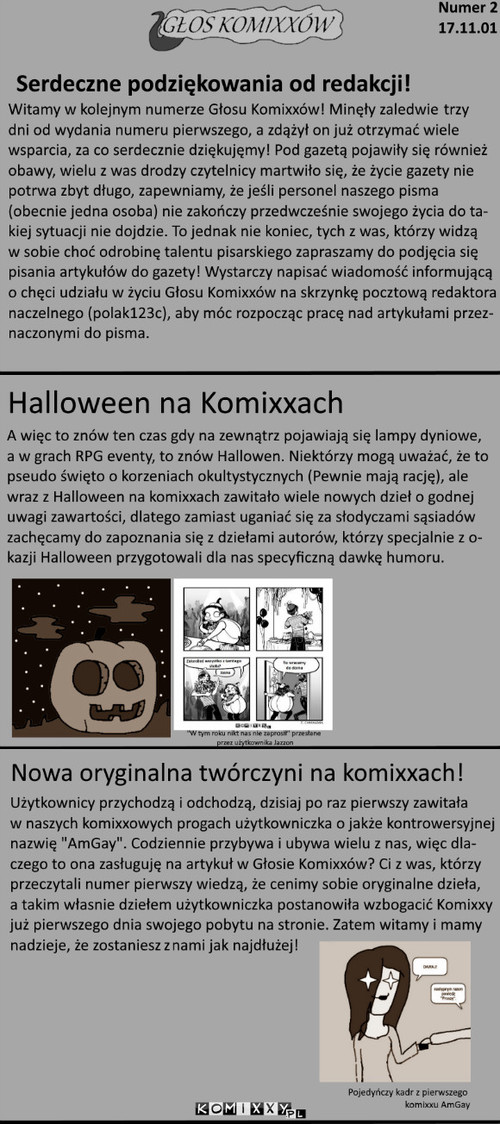 GŁOS KOMIXXÓW - Numer 2 –  