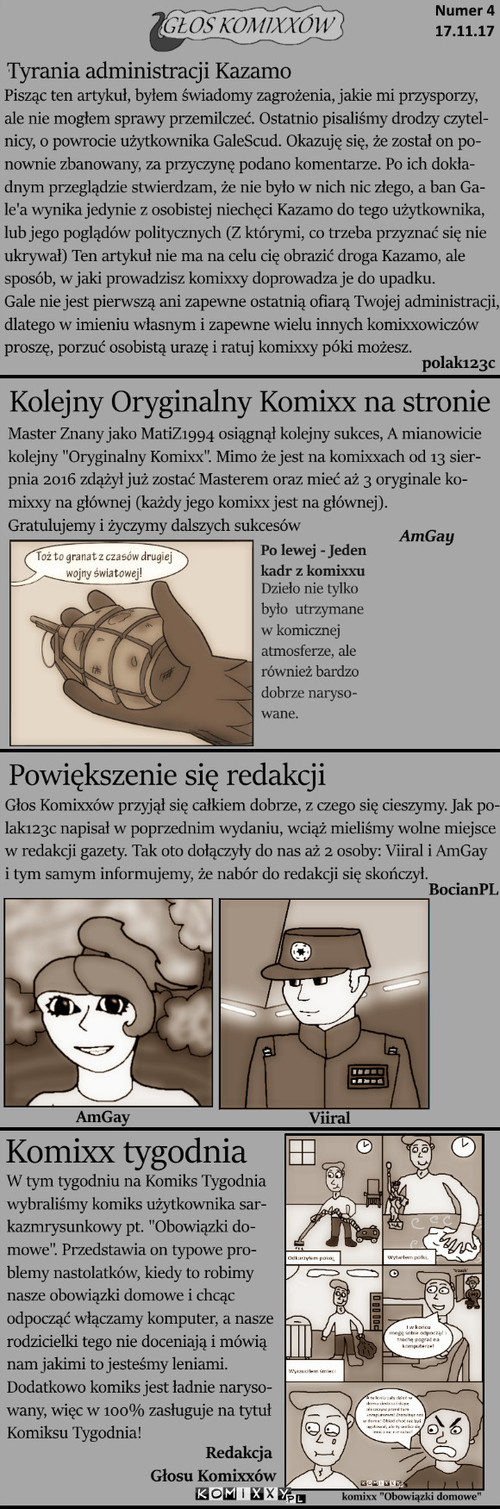 GŁOS KOMIXXÓW - Numer 4  –  