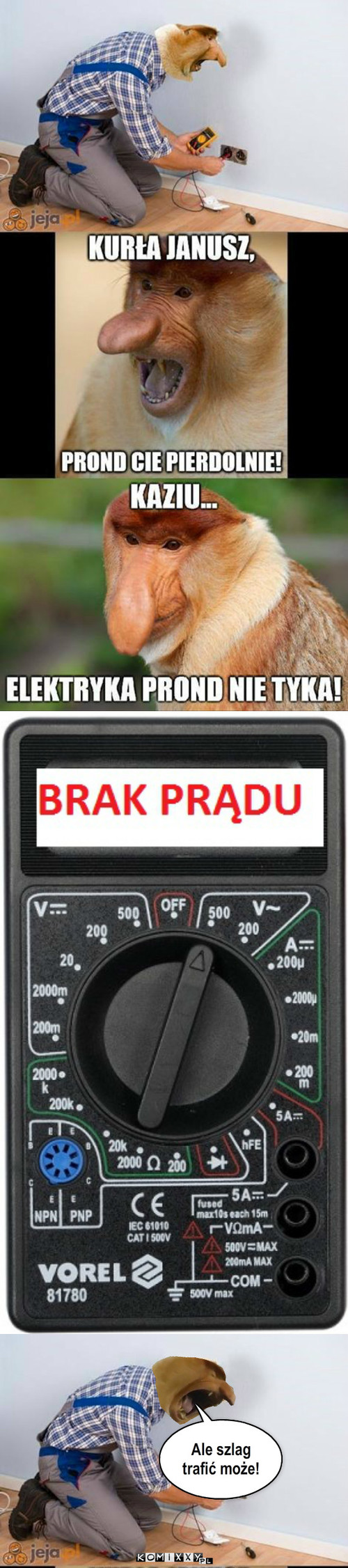 Typowy Janusz jako elektryk – Ale szlag trafić może! 