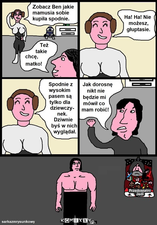 Spodnie z wysokim pasem –  