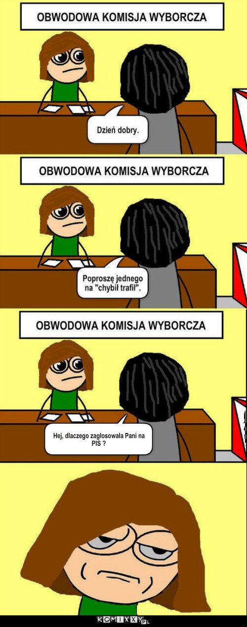 Wybory – Hej, dlaczego zagłosowała Pani na PIS ? 